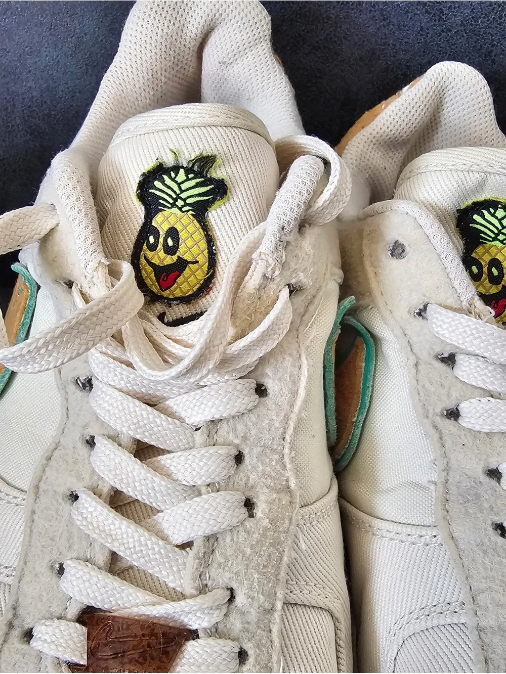 Nike Air Force One “Happy Pineapple” size Men’s 8.5/Woman’s 10